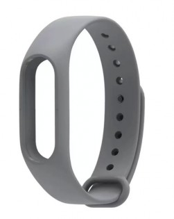 Ремінець для браслета Xiaomi Mi Band 2 Grey + display protector
